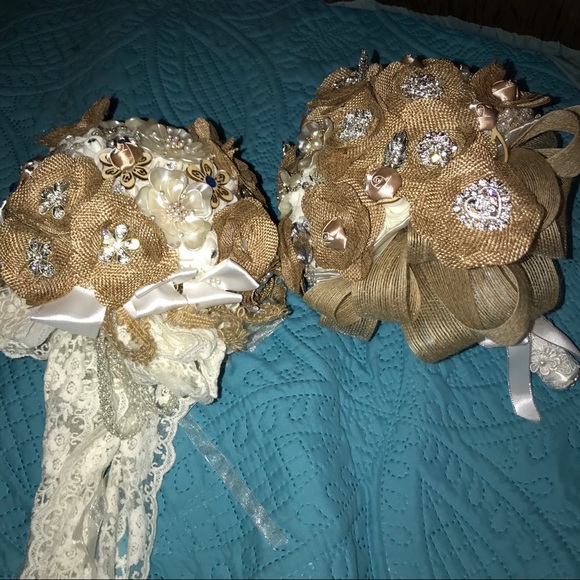 8 PC CUSTOM MADE WEDDING BOUQUET SET - Picture 16 of 16